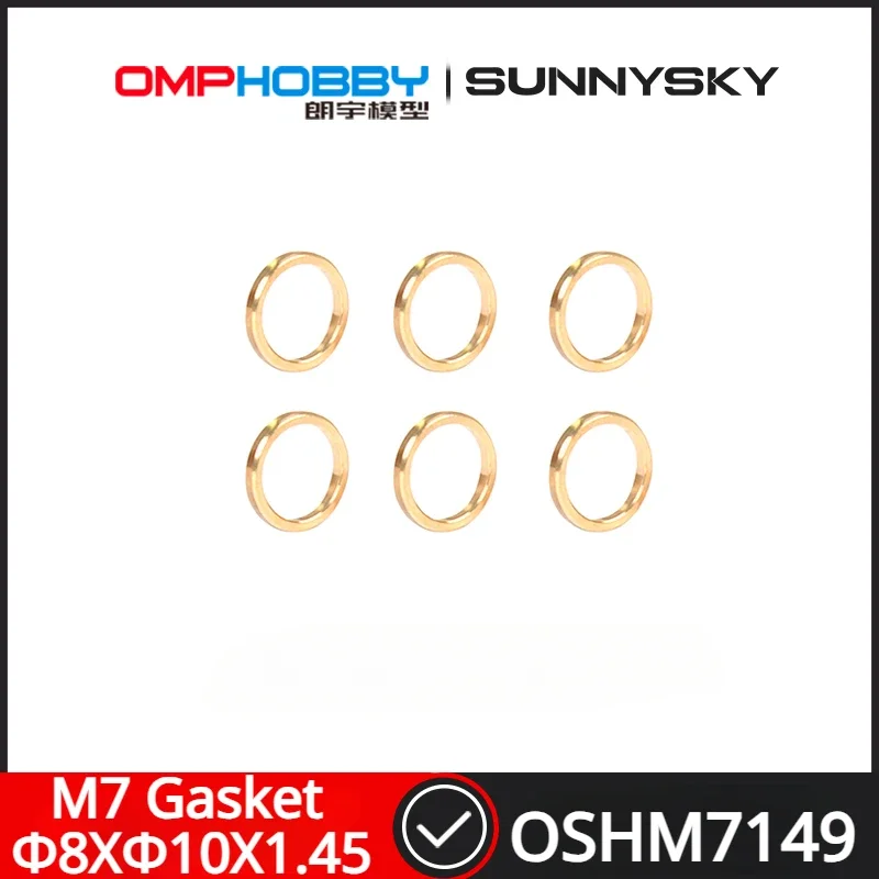 

OMPHOBBY M7 RC Helicopter Spare Parts Gasket Φ8XΦ10X1.45 OSHM7149