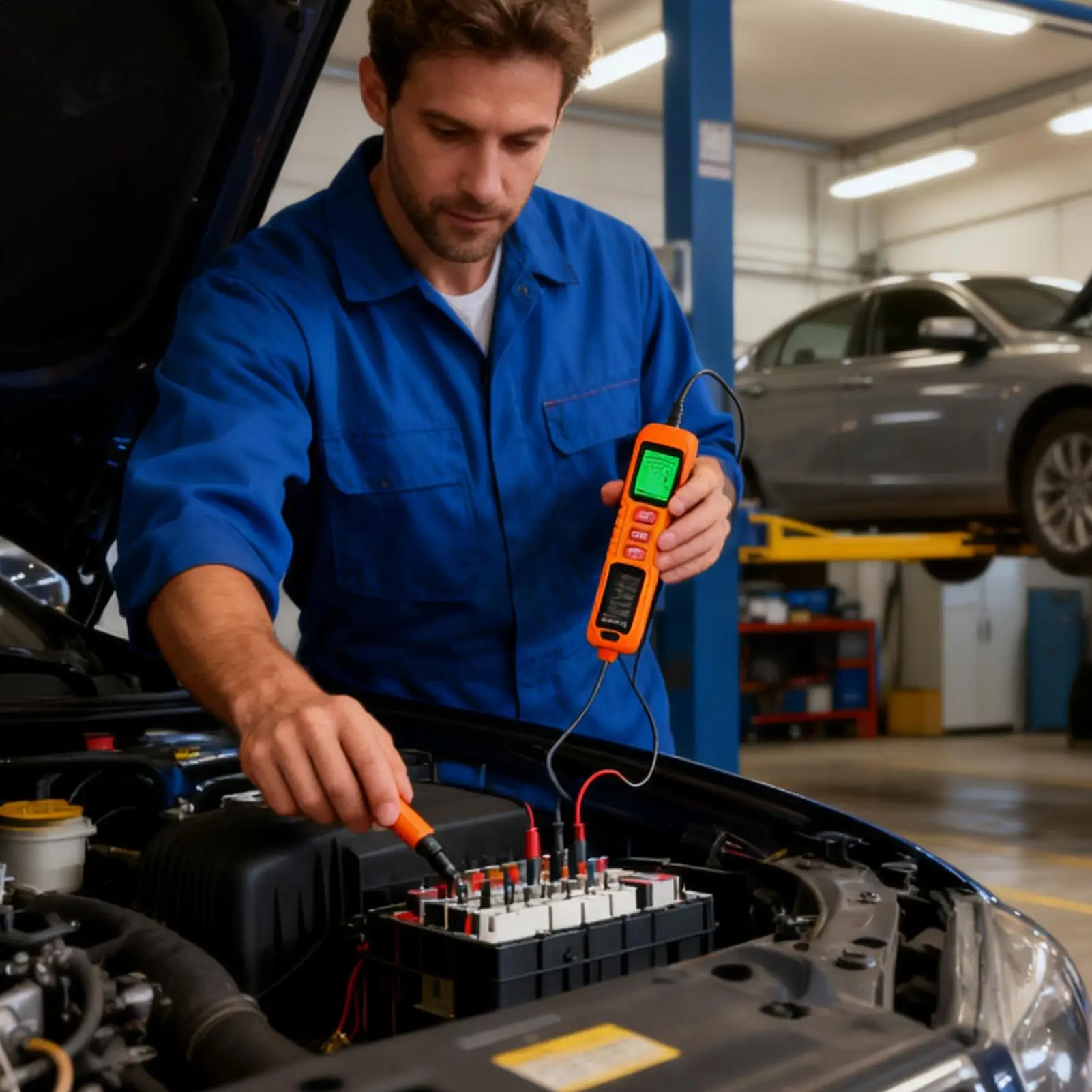 Automotive Electrical Tester Portable Circuit Fault Probe LED Digital Display Automotive Circuit Tester With Extended Spring