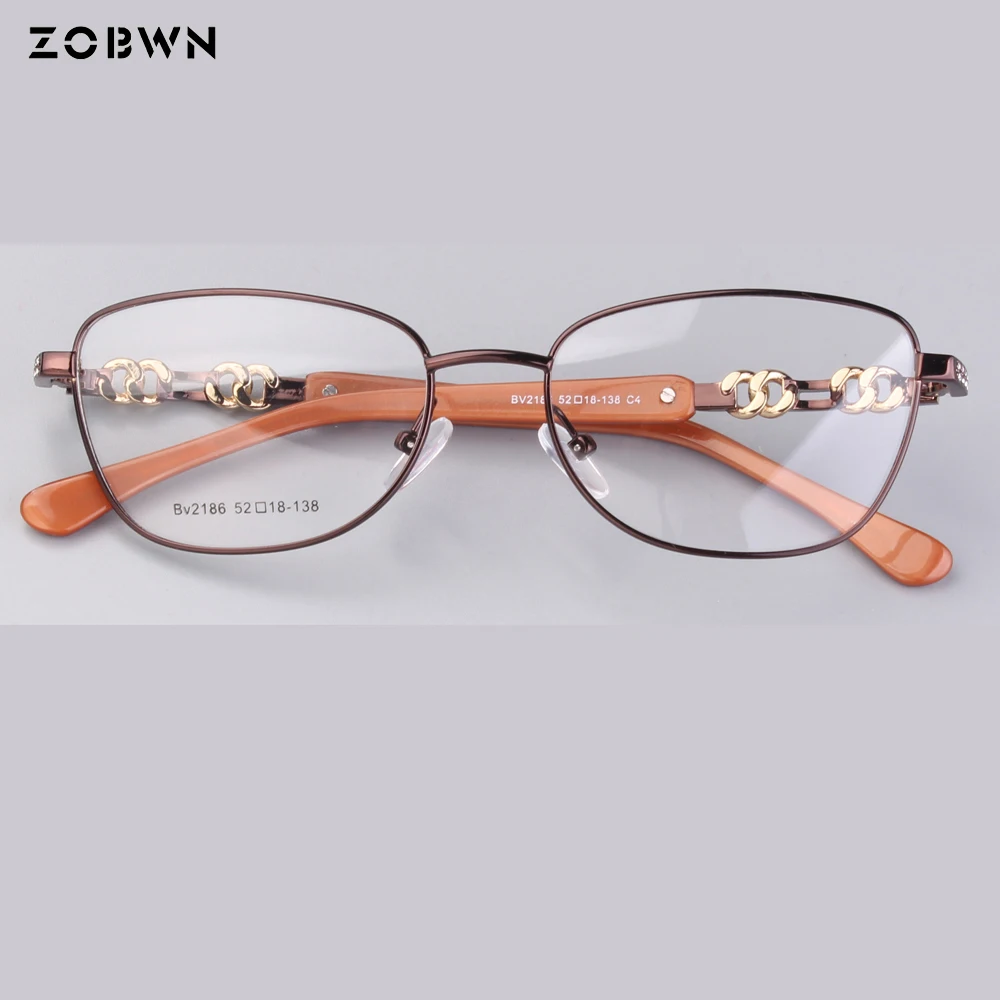 

Top Fashion 안경테 lentes opticos para mujer Diomands decoration full butterfly shape очки для чтения мужские can put reading pink