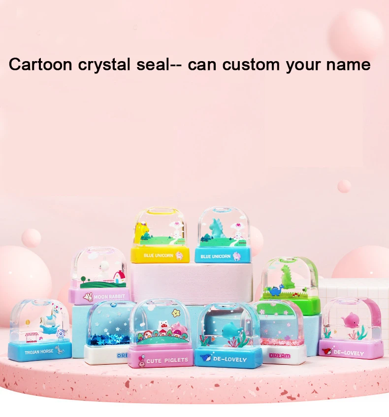 Customized Name Stamp For Kids Clothes Postage Stamp Personalized Seal Fabric Name Pupil Customized Name Seal