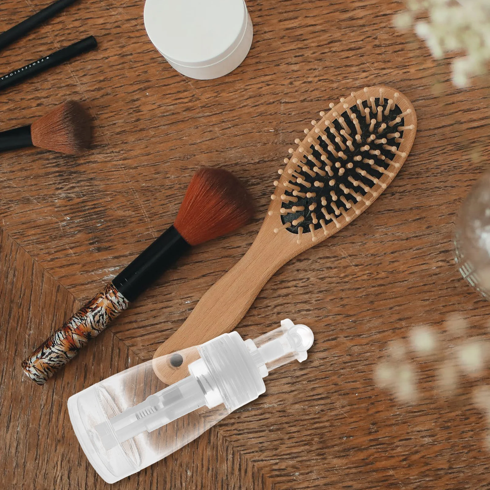 Distributeur de talc de cuisine de 180Ml, flacon pulvérisateur Transparent pour farine, sucre, applicateur de poudre Portable réutilisable