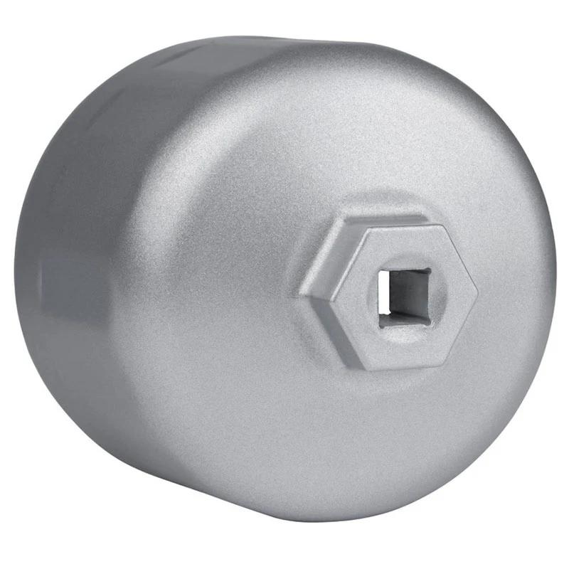 

Прецизионный алюминиевый картридж, ключ для масляного фильтра, крышка корпуса фильтра, 86 мм для BMW Volvo (серебристый)