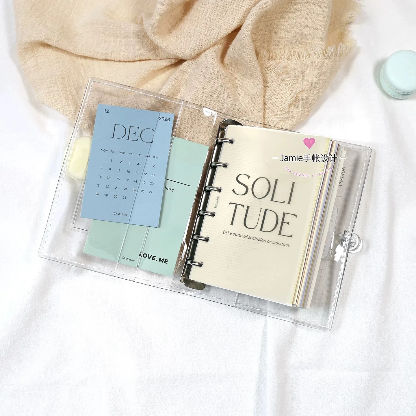 MINKYS 2026 12 Month Calendar Card Decorative Calendar Cards Back To School Stationery Supplies