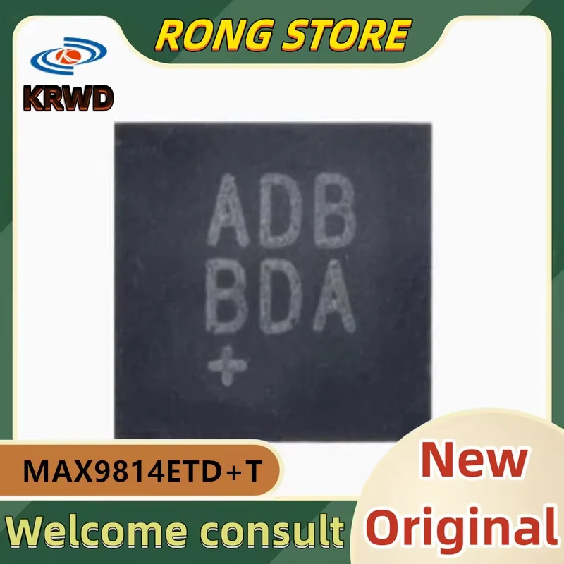 5PCS ADB A08 AOB New and Original Chip IC MAX9814ETD+T MAX9814ETD MAX9814 TDFN-14 A audio power amplifier IC chip