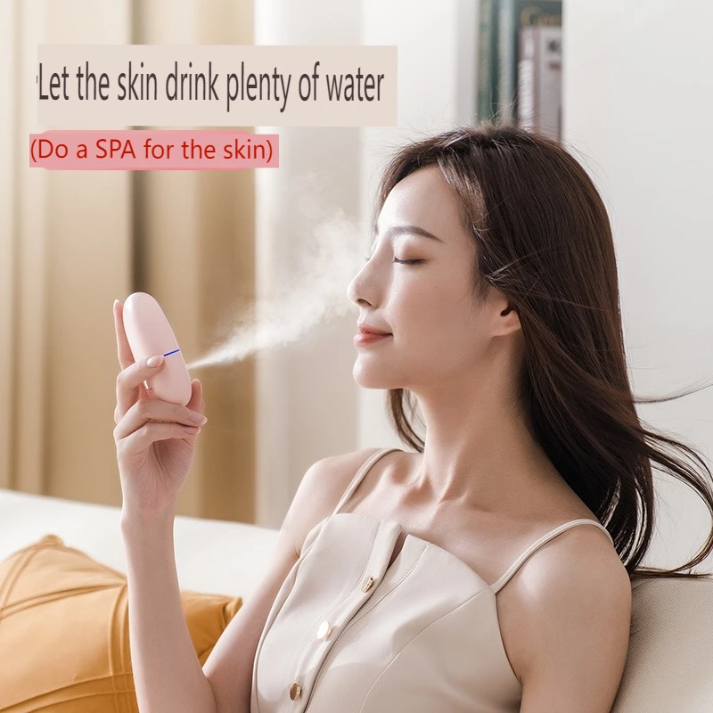 Electric Facial Beauty Device, Nano Spray, Moisturizing, High-definition Mirror, Refreshing Skin Care, Long-lasting USB ML-081