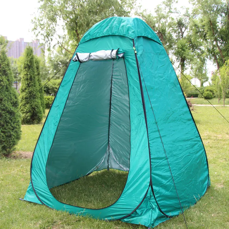 Large Portable Privacy Outdoor Watching Pop Up Tent Silver Coated Toilet Shower Dressing Room 150*150*210cm High Fishing Tourist