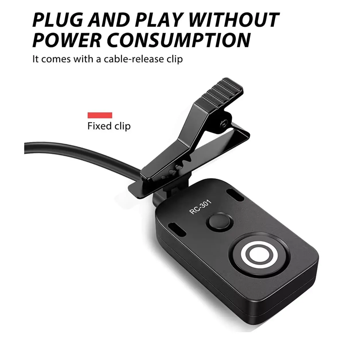 For Remote Cable RC301-DC2 Small Shutter Release Remote Control Short Button
