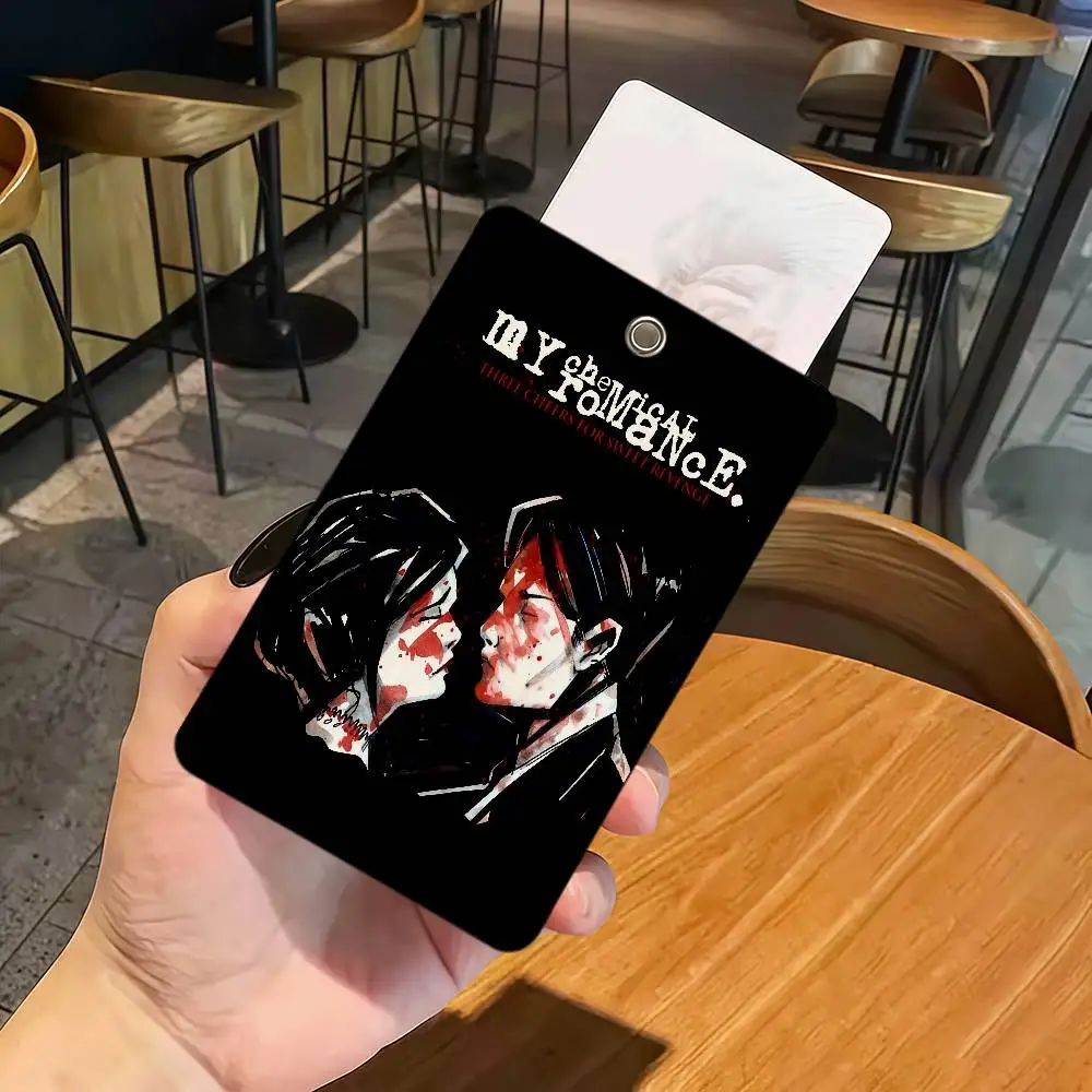 My C-Chemical R-Romance Band Card Holder Student Campus Card Protective Cover