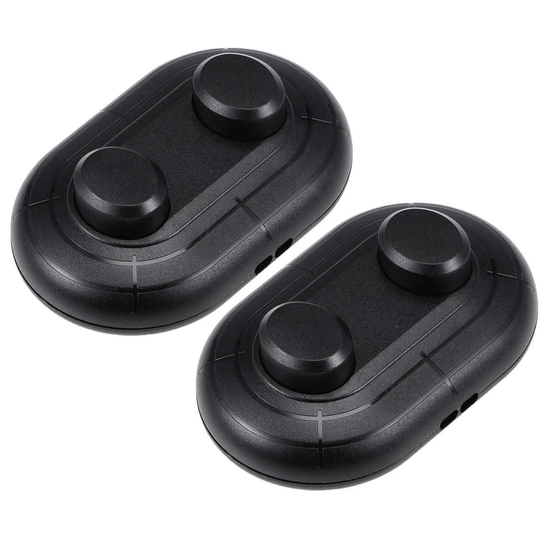 

2Pcs Inline Foot Pedal Push Lamp Switch 2 Buttons Lighting Foot Control Latching ON-Off Footswitch Table Lamp Pedal Switch Black