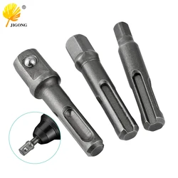 Juego de destornilladores de enchufe SDS, adaptador de broca de 3/8 1/4 1/2 