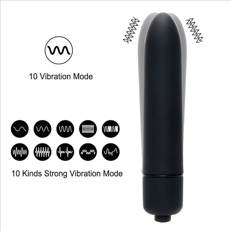 Adult sexual products ten frequency multi frequency vibration pointed frosted bullet silent waterproof strong vibrator