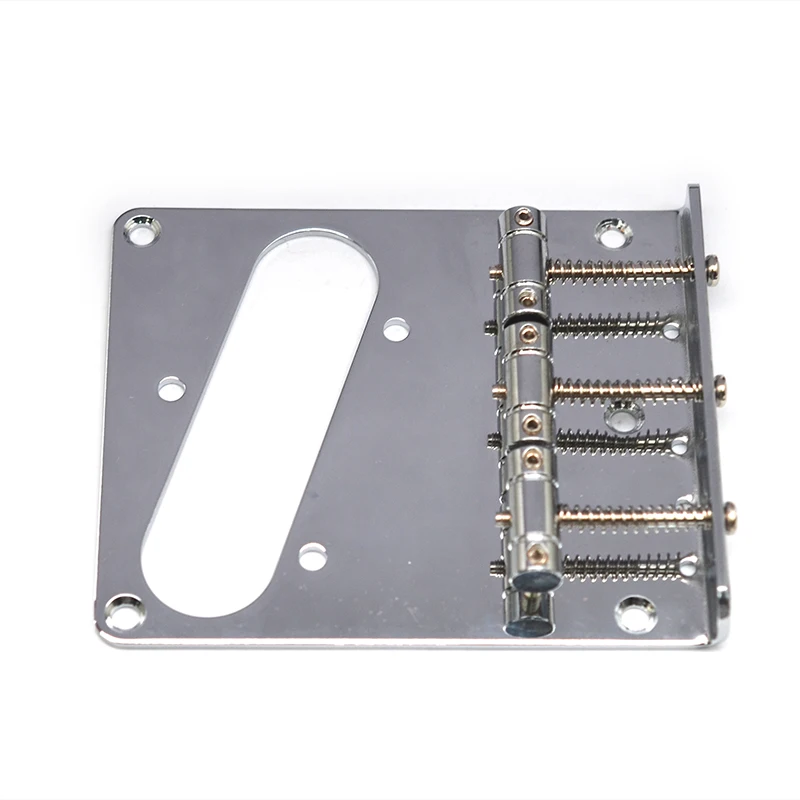 탑 로딩 96.5x80MM 3 새들 브리지, TL 6 스트링 일렉트릭 기타 크롬 음악 액세서리