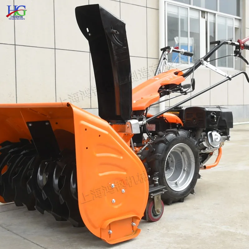 Spazzaneve con funzionamento flessibile da 6,5 HP, 1 anno di garanzia, per aree sceniche del parco, struttura compatta, camminata dietro la spazzatrice di neve