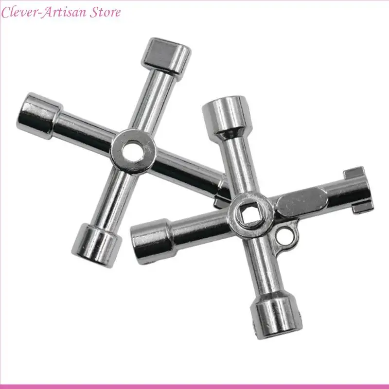 Chave triangular universal 4 vias para armário elevador elétrico trem, chave triangular universal para torneira elétrica