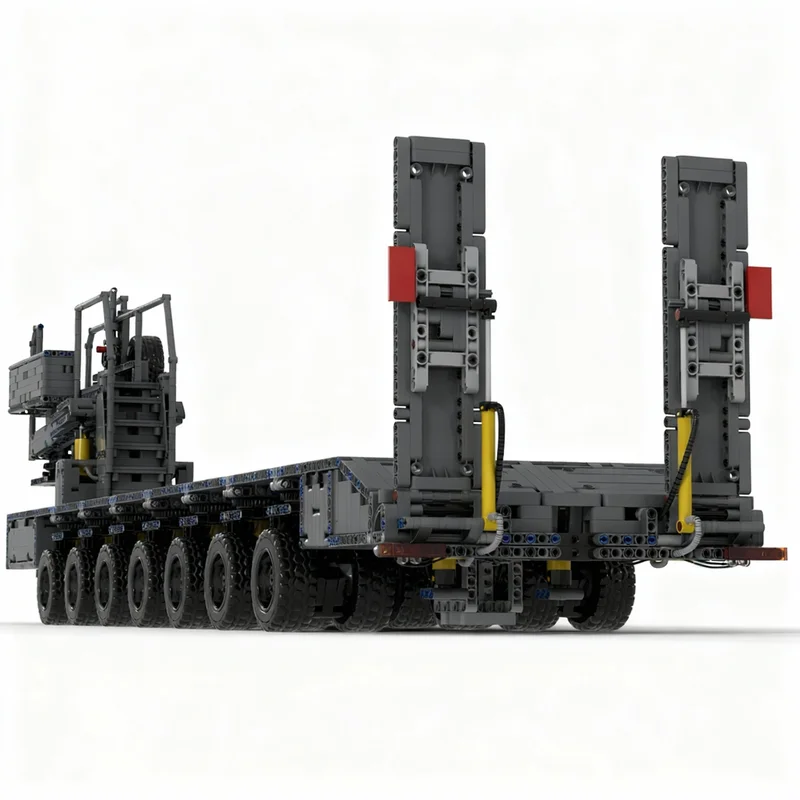 6151pcs MOC Heavy Load Trailer Technical Model Building Blocks Construction Christmas Gifts Toys Idea Education Brick Kids
