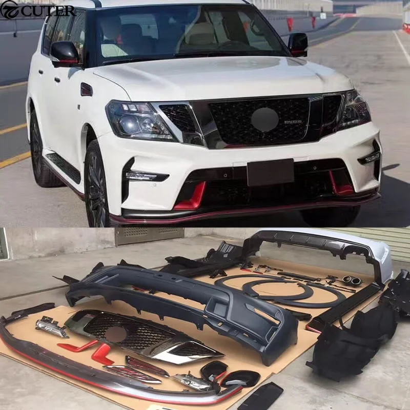 NISMO Style Facelift Upgrade Body Kits For 2010-2019 Nissan Patrol Y62 Model To 2020 Model