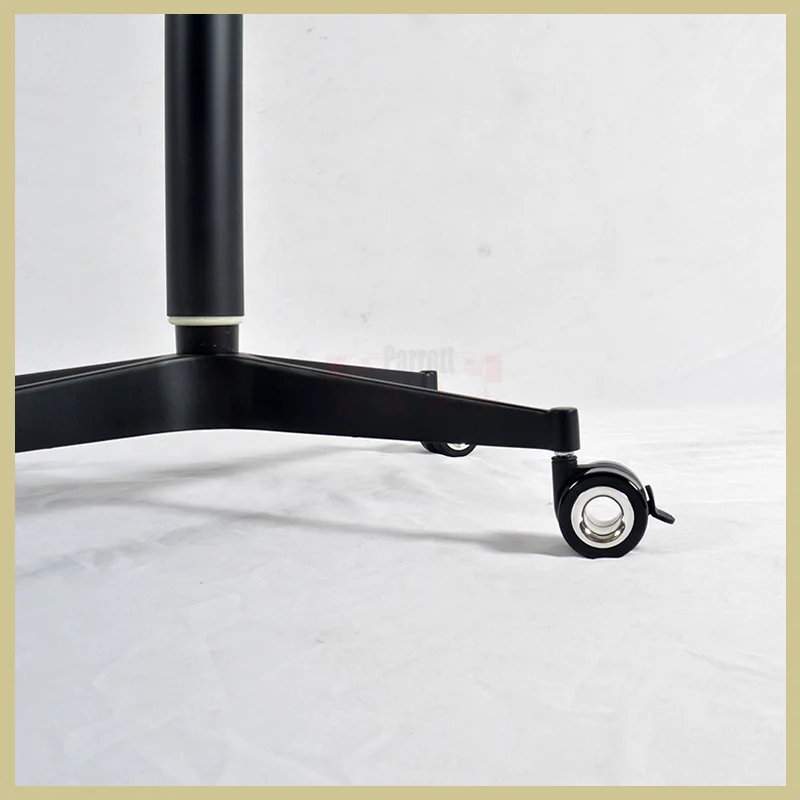 검은색 알루미늄 합금 십자형 리프팅 테이블 다리, 이동식 측면 삼각대, 회전식 식탁