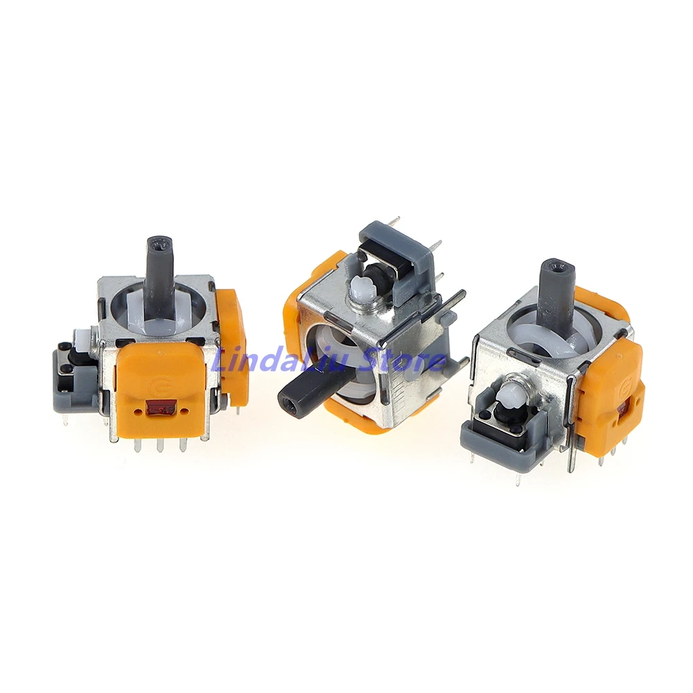 Controlador de módulo de Joystick Hall de repuesto para PS5, PS4, XBOXONE, serie XBOX, Sensor analógico de efecto IC, potenciómetro naranja, 50 piezas