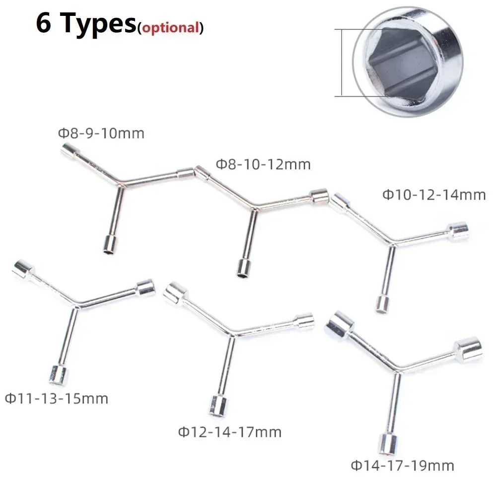 Domowy trójkątny klucz nasadowy klucz sześciokątny klucz trójzębowy narzędzie do naprawy roweru narzędzie do demontażu gospodarstwa domowego klucz metryczny