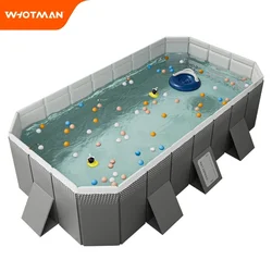 Swimming Pool PVC 3M Non-Inflatable Folding Easy Set-up Thickened Family Bathing Toy Outdoor Large Pools Pool for Whole famliy