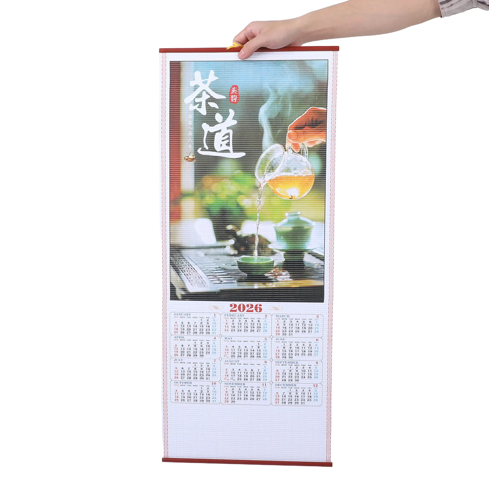 

Chinese New Year Decorations Monthly Calendar Lunar Hanging 2026 Yearly Calendars