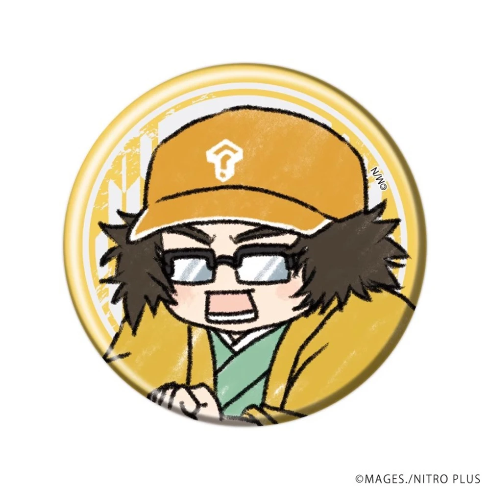 เข็มกลัดคอสเพลย์อนิเมะ Steins;Gate โอคาเบะ รินทารุ มาคิเสะ คุริสึ ชิอินะ มายูริ ขนาด 58 มม. ทำจากแผ่นเหล็ก SPTE ของขวัญคริสต์มาส