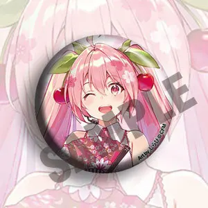 Hatsune Miku Anime Badge Pin S - Anime Merchandise Types ulasan dan harga