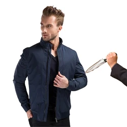 Chaqueta anti-puñaladas de defensa personal para hombres, ropa de hombres de negocios, resistente al corte, oculta, Anti-cuchilla, táctica, protección, 2 colores