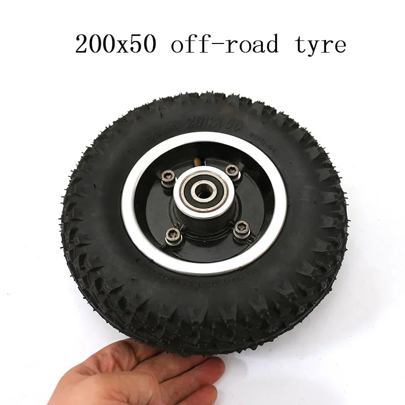 

8 Inch Outer Inner Trye Off-road Tire Wheel Off-road Tyre with Hub 200x50 (8"x2") for Razor Electric Scooter