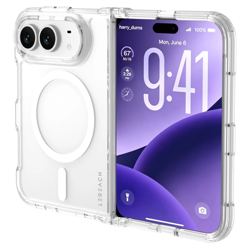 Für iPhone 18 Ultra Hülle Magnetische Hartabdeckung TPU+PC Klare Sturzsichere Handyhülle Für iPhone 18 Ultra – Detail 1