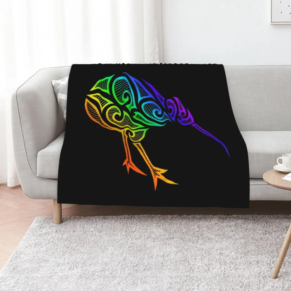 

Maori kiwi bird Throw Blanket heavy to sleep blankets ands Beach christmas decoration Blankets