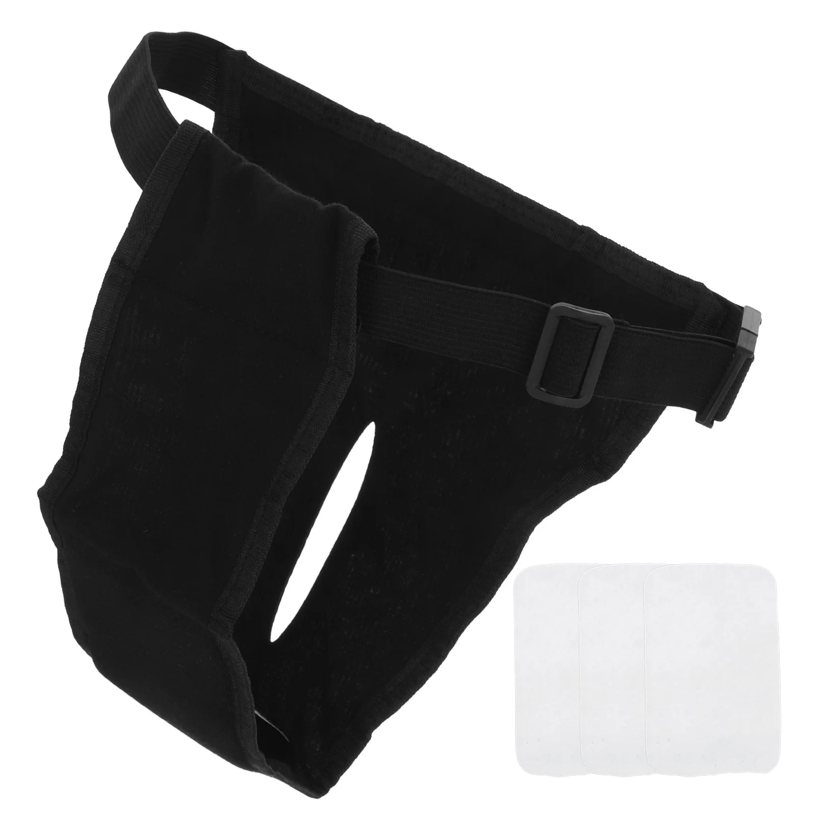 

Dog Period Pants Female Washable Adjustable Physiological Underwear for Dogs in Heat Comfortable Lightweight Design Black