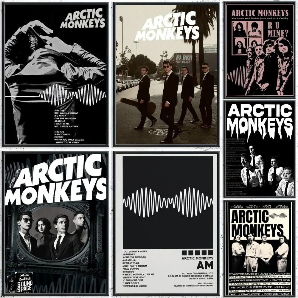 band singer A-Arctic M-Monkeys Poster HD Waterproof Self-Adh