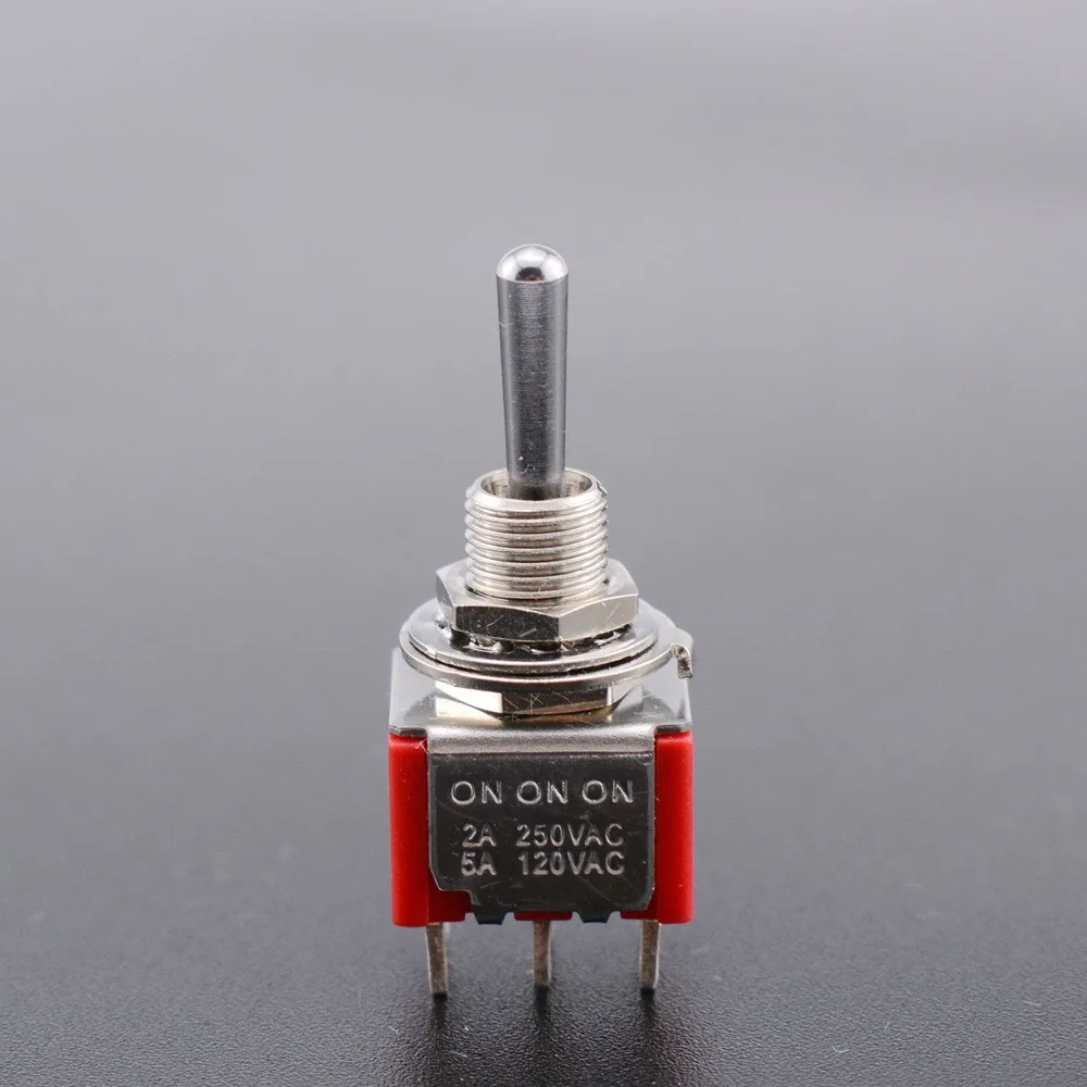 1 Piece ON-ON / ON-OFF-ON /ON-ON-ON DPDT Mini Toggle Switch for Electric Guitar or Bass CN(Origin)