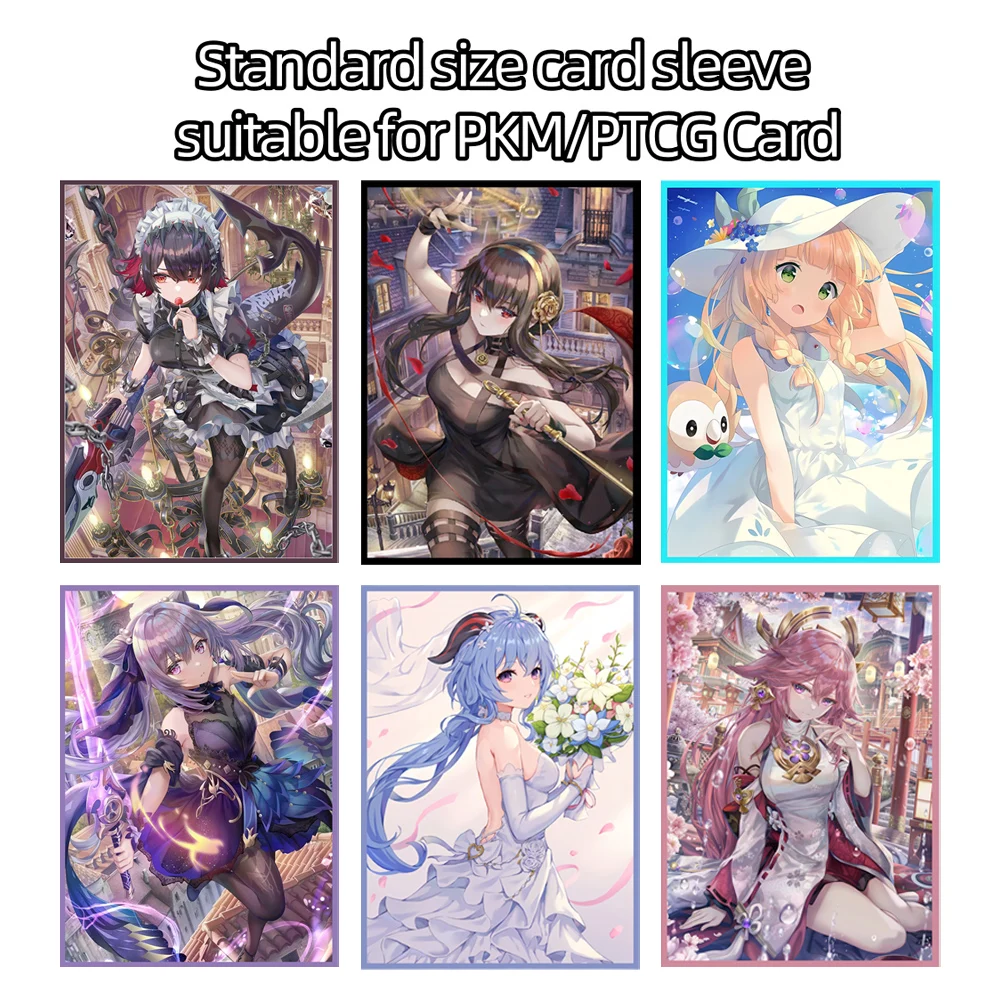 

60 шт., 67X92 мм, несколько стилей, рукава для карт в стиле аниме для MGT, верхняя загрузка, держатель для карт для настольной игры, защита для коллекционных карточек для игр