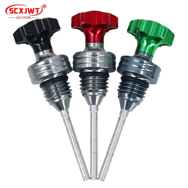 125CC GY6 BWS CNC Aluminum Alloy Motorcycle Oil Dipstick Oil Filler Cap Plug Motorcycle Oil Dipstick Accessories