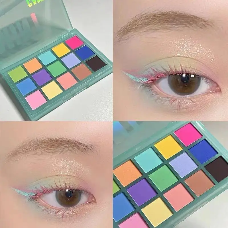 Eyeshadow Disc Color Multi-color Play Makeup Low Saturation European and American Makeup Disc Pink