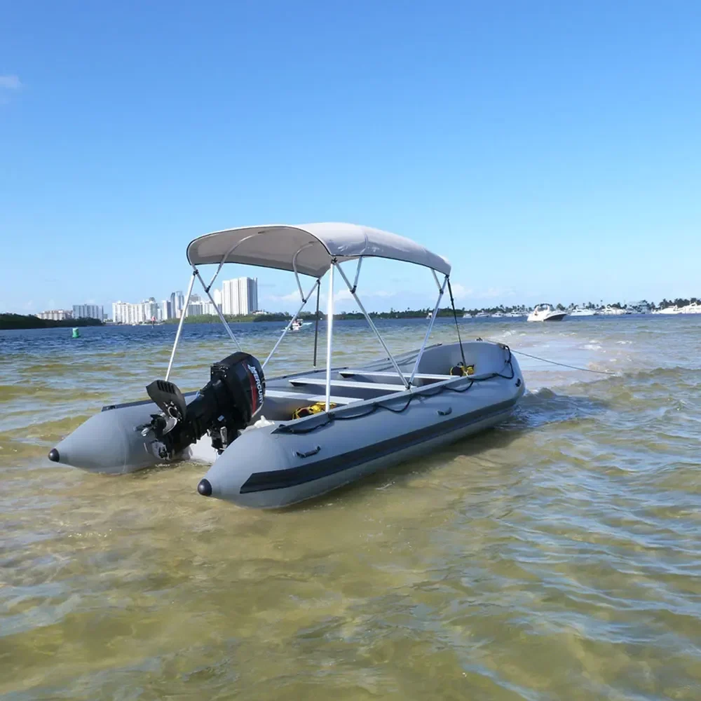 Creativity Inflatable Dinghy Rubber Inflatable Boat Fishing with Motor 3.8m 4.2m Rib Boat Manufacture Factory for Sale