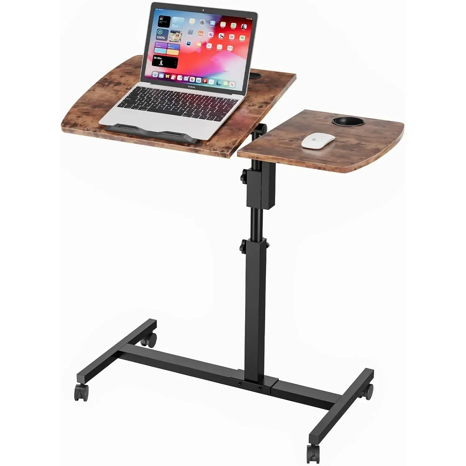 Height Adjustable Rolling Desk Over-bed Table Tilting Desktops Laptop Stands Escritorios De Habitación Office Design Furniture
