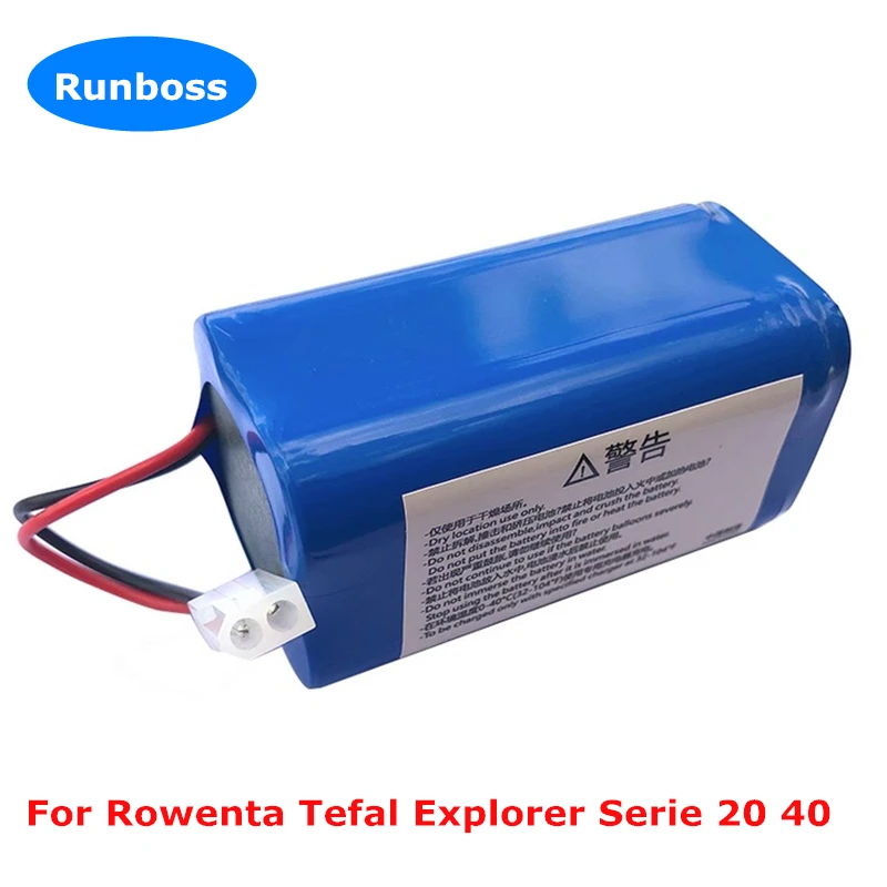 New 3400mAh 2800mAh RS-RT900866 CMICR18650F5-4S1P Li-ion Battery For Rowenta Tefal Explorer Serie 20 40 Robot Vacuum Cleaner