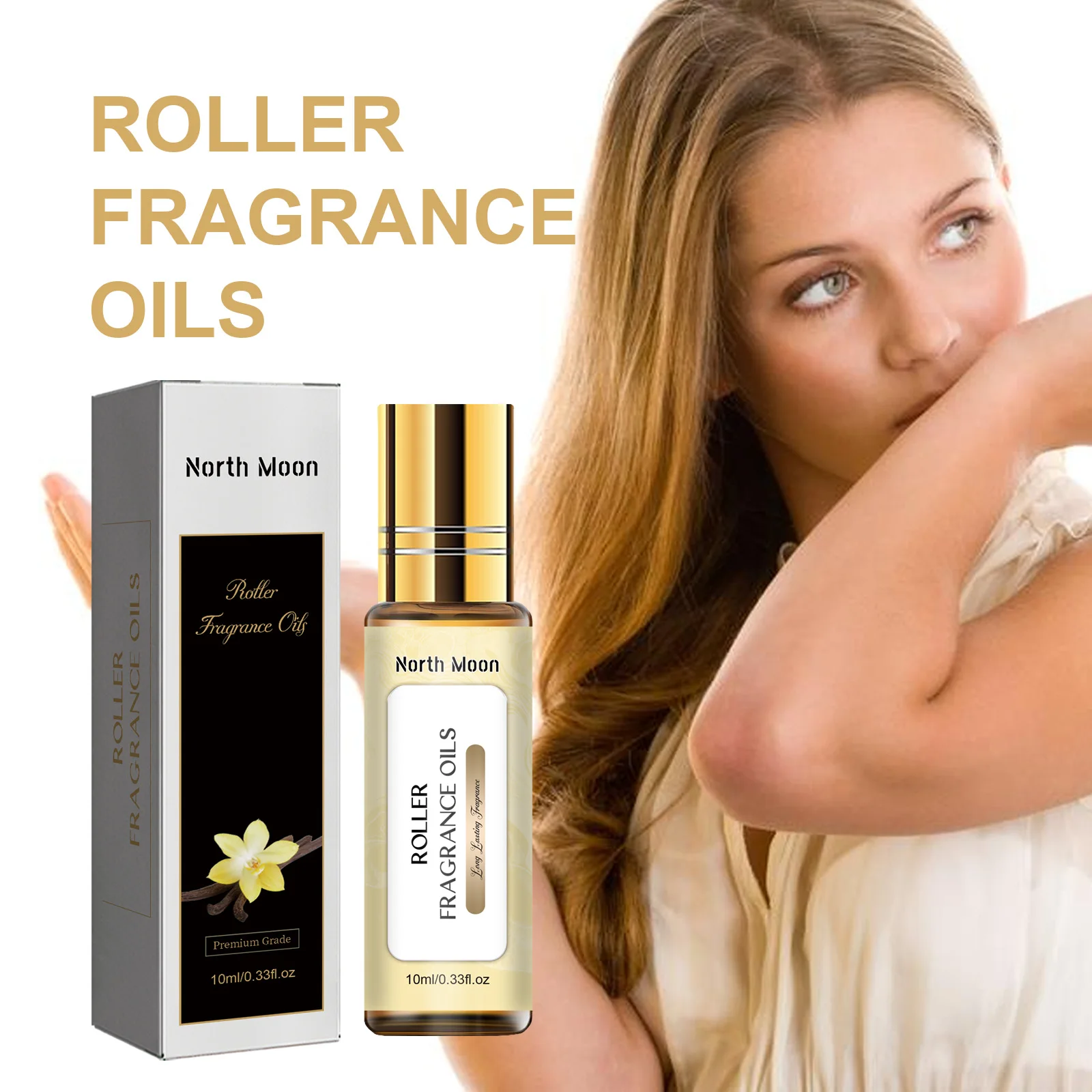 

Perfume for Women Roll on Perfume Long Lasting Roller Fragrance Oils Portable Elegant Scent Feel Enhances Charm for Daily Dating