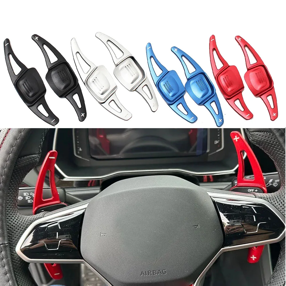 Car Paddle for VW Golf 8 MK8 2020 2021 Passat B8 Tiguan Teramont Phaeton C-TREK Lamando 2019-2023 Wheel Extension Shifter