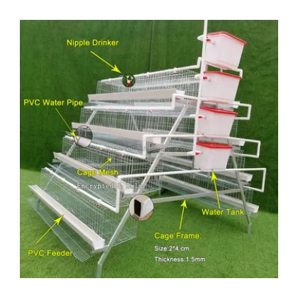 

4-layer A-type laying chicken cage, automatic drinking water and excrement, automatic egg picking, laminated laying chicken cage
