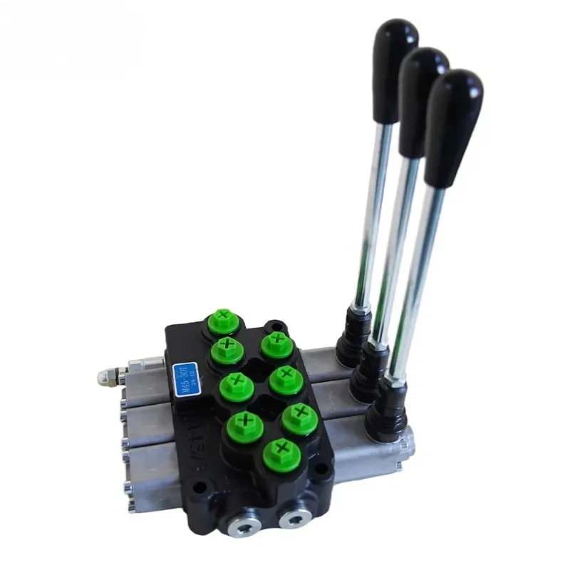 M45 Series 45LPM Multi-Way Directional Valve Hydraulic Forklift Sanitation Vehicle Micro Switch Control Hydraulic Handle Valve