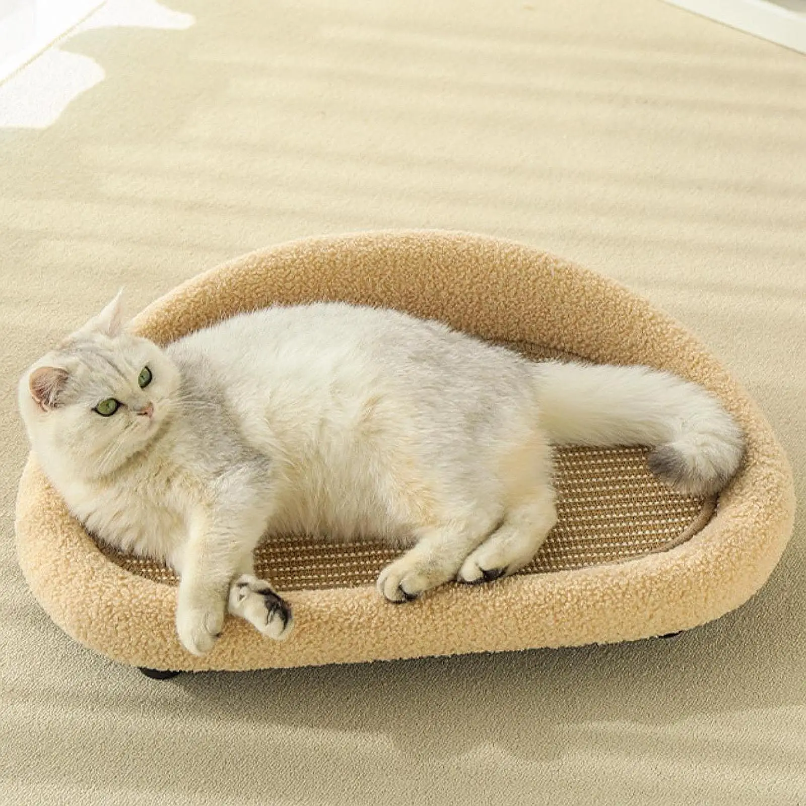 

Cat Couch, Cat Lounger Bed, Pet Supplies Pet Sofa Bed, Cat Bed for Kitten Comfort and Support Puppy Small Cat