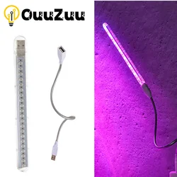 OuuZuu-Luz LED de espectro completo para cultivo, fitolamp de Interior para plantas, flores, invernadero de plántulas, 5V, USB