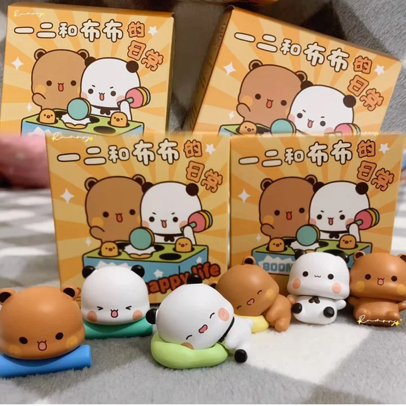 Yier And Bu Bu'S Daily Series Blind Box Model Cute Trendy Play Toy Tabletop Decorative Ornament Pvc Second Wave Holiday Gift