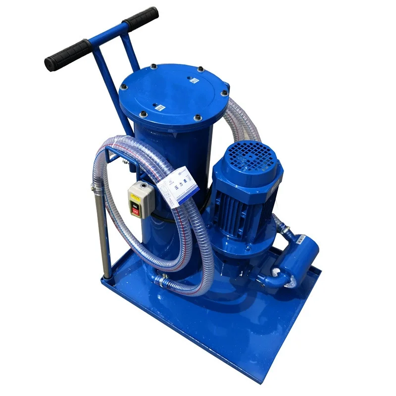

Mobile Oil Filter Machine Hydraulic Oil Filter Small Diesel Oil Purifier Heavy Duty Industrial Workshop Equipment For Cleaning