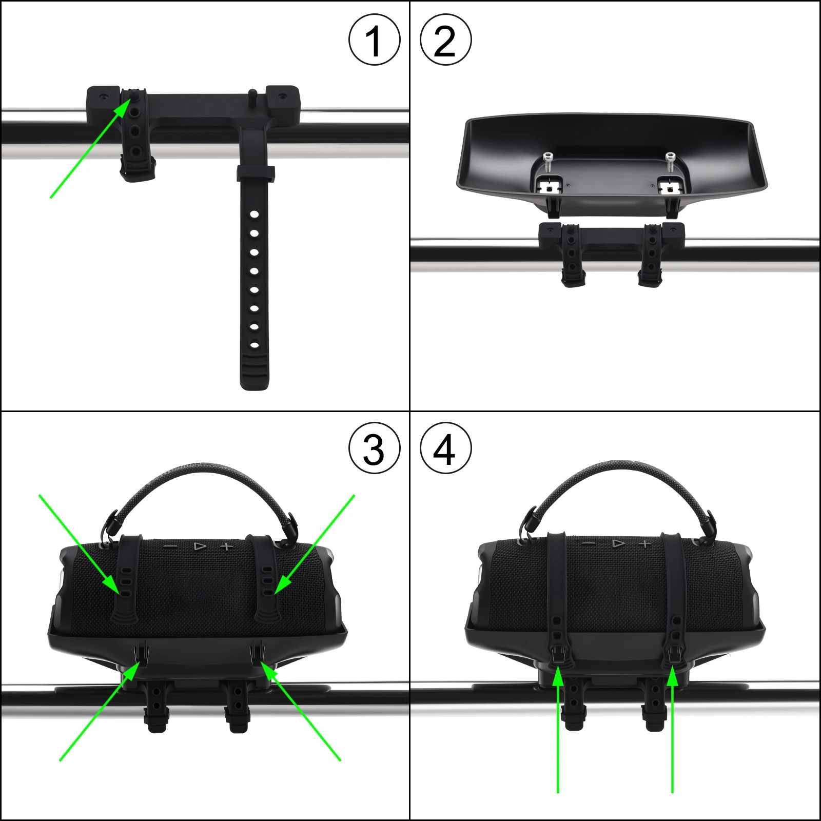 Portable Bike Golf Cart Speaker Mount Soundbox Bike Holder Bicycle Speaker Mount Strap Fixed Holder Bracket for JBL Charge 6/5/4 view 5