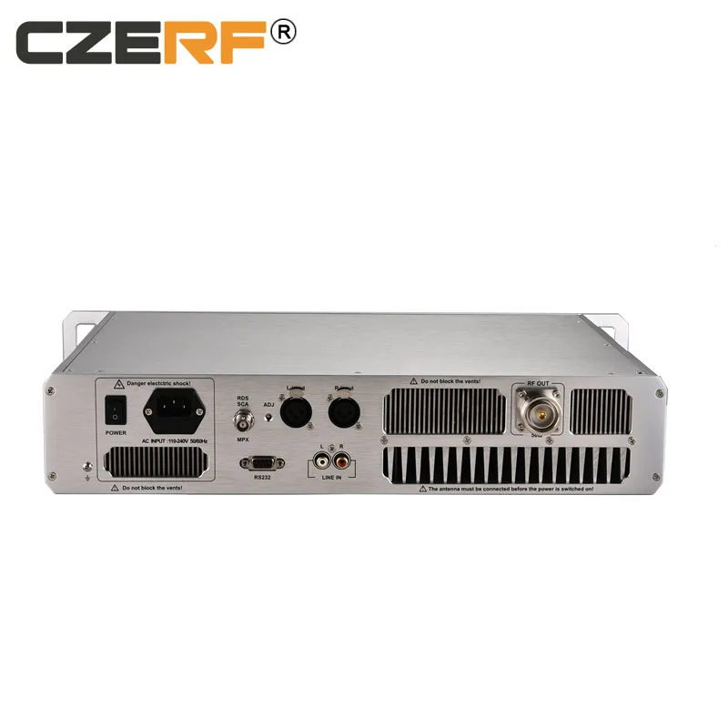NEW 1KW 1000 Watts FM Radio Station Wireless Broadcasting Transmitter Audio Input 87-108 MHz Frequency Range 20-50km Reference